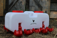 Load image into Gallery viewer, 10 L Automatic Chicken Water Dispenser – 360° Access, 10 Outlets, Float Valve, and Easy-Clean Design
