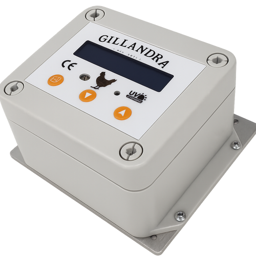 Fast and easy to setup and use AD Motor, mounted on Galvanised Transition Plate.